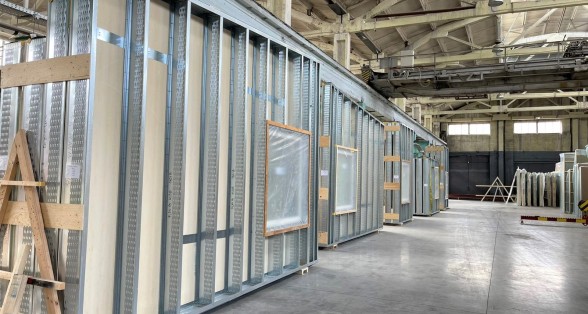RITEX MODULAR MANUFACTURES STEEL PROFILE FRAME WALLS